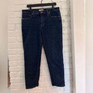 Madewell Blue Stovepipe Jeans Classic Fit